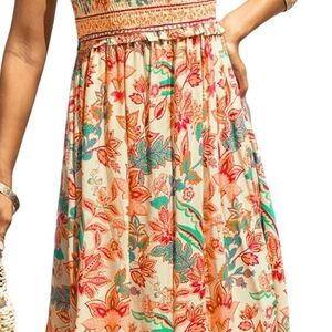 Cupshe Multicolor Floral Maxi Dress